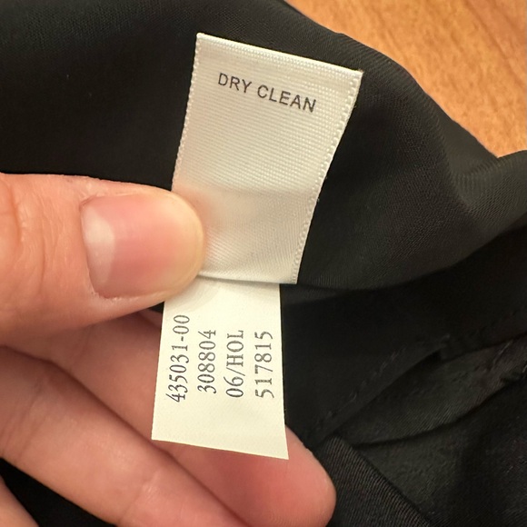 Banana Republic Silk Black Strapless Cocktail Dress Formal Wedding Guest Size 10 - Picture 9 of 9